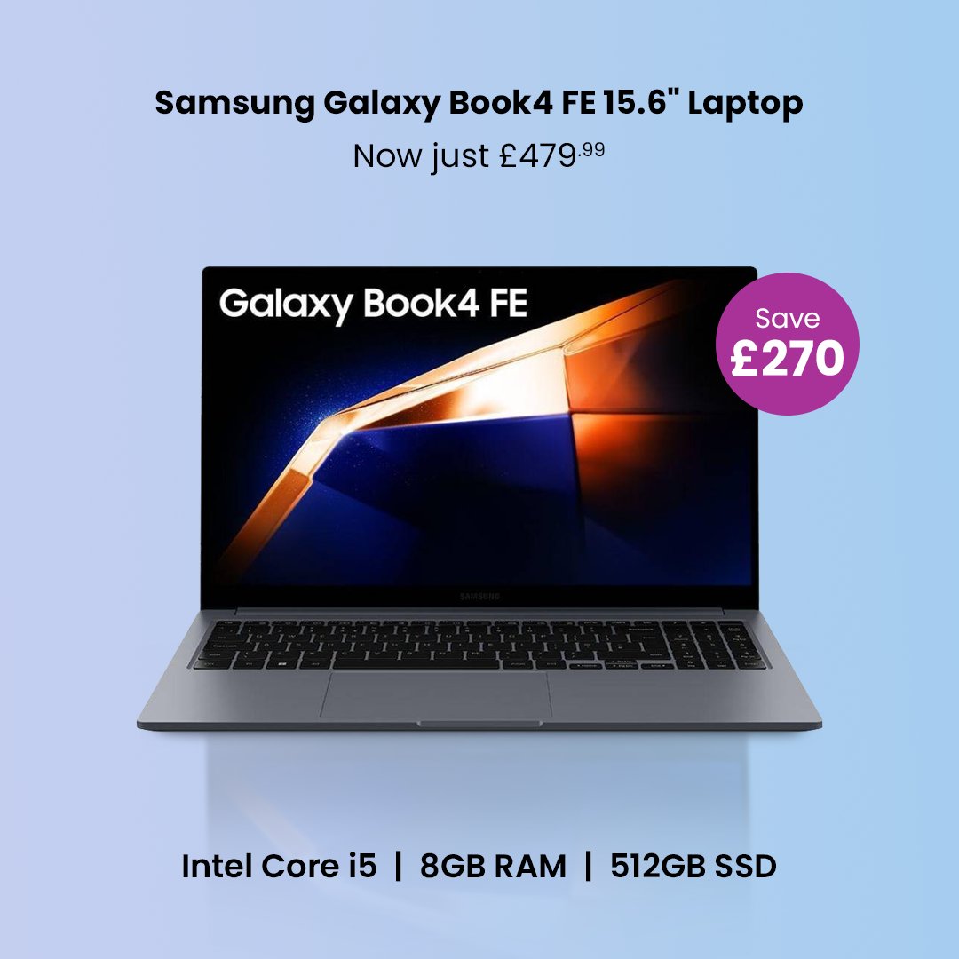 boxcouk's tweet photo. Discover the @Samsung Galaxy Book2
The new Galaxy Book2 offers:
- 12th Gen Intel Core i7 processor
- 512GB SSD
- 15.6" wide display
- sleek aluminium body
๐Shop here: https://t.co/gjoJsnigrQ
#SamsungGalaxyBook2 #NextGenPerformance #TechUpgrade #BoxUK https://t.co/KNiXG55i75