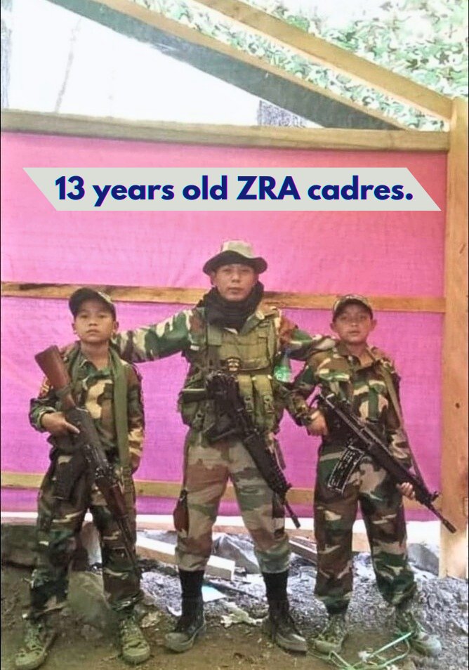 How did these two Kuki boys become the ZRA cadres?

The Kukis are recruiting kids to expand the militant group and these two 13 years old kids are spoiling their own future by joining the armed groups. As a SoO group, they are operating beyond the limits set upon them. <a href="/PMOIndia/">PMO India</a>