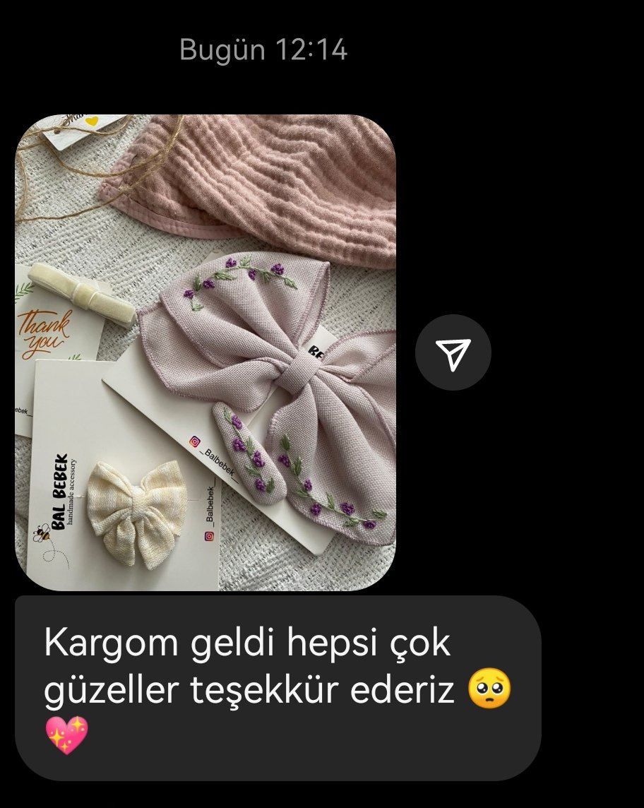 Bu sitede tokalarımı gören arkadaşların memnuniyet mesajları  🫠🌸