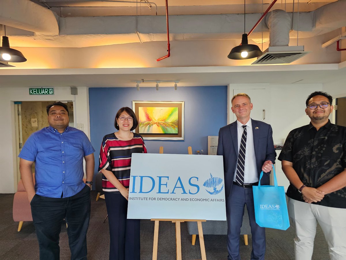 SwedeninMY's tweet photo. Happy to visit @IDEASMalaysia to show support for the important policy work you do on strengthening democracy and human rights. https://t.co/wICk8MpSNm