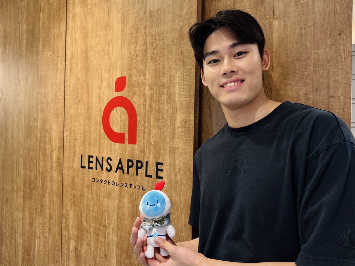 レンズアップル千葉店（@lensapple_chiba）に千葉ジェッツの二上選手