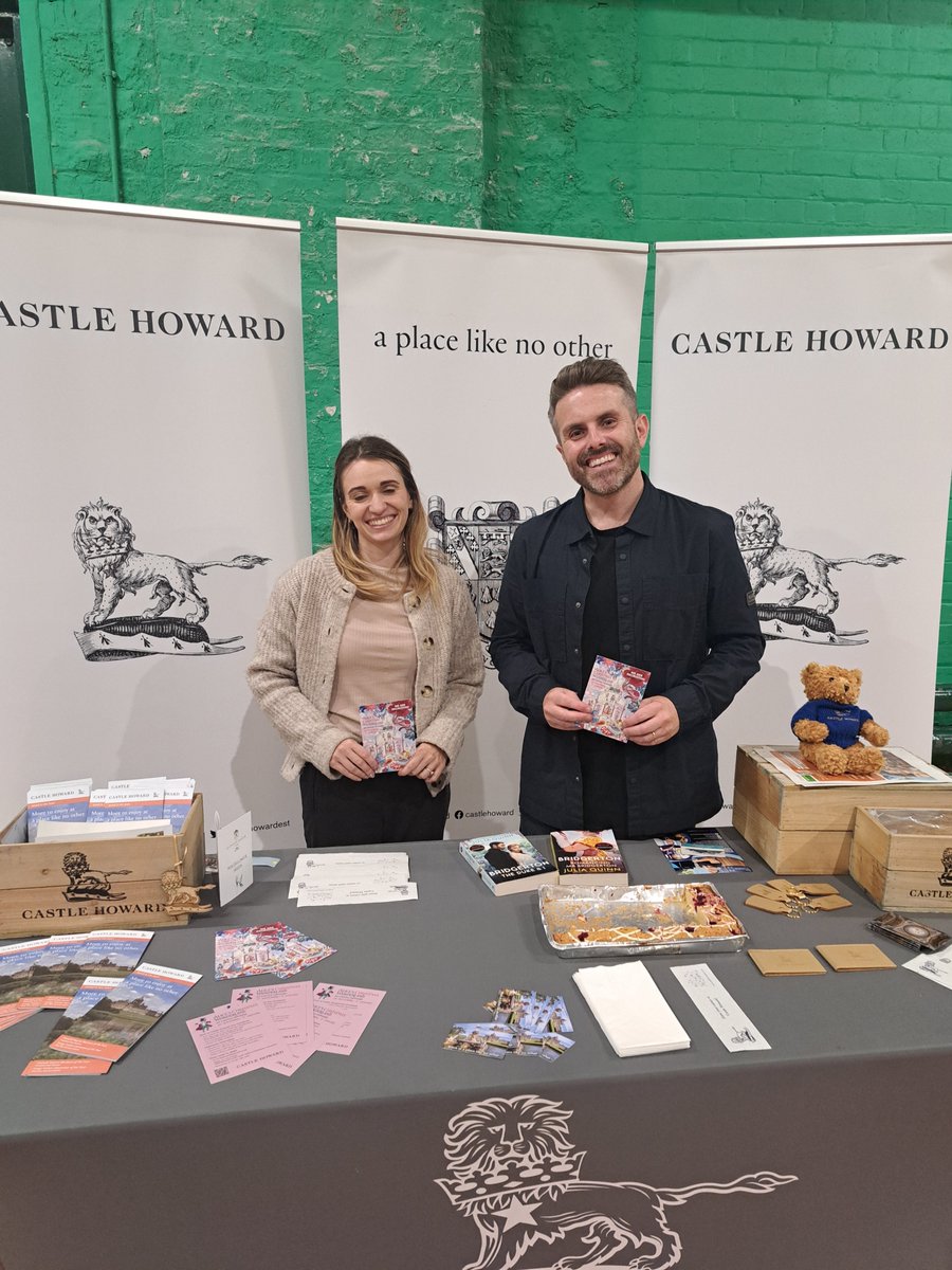JoCorneyDWP's tweet photo. Many thanks to the fantastic @CastleHowardEst who had a stand at #YorkJobFair - recruiting for their fabulous seasonal Christmas opportunities #JCPYork #NEYH #DWProud https://t.co/SWD3NTTy5H