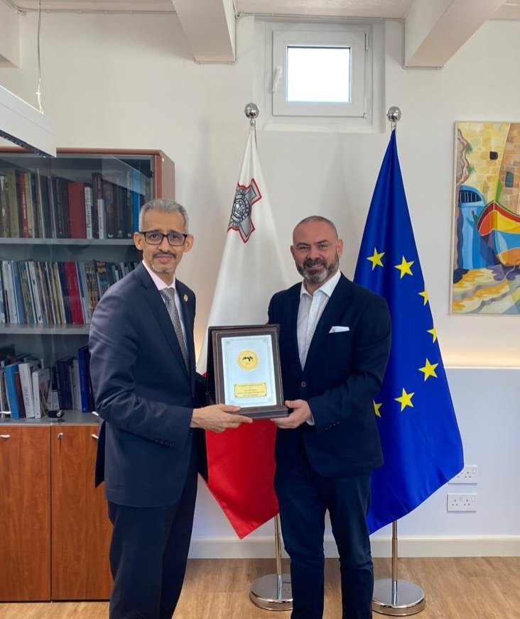 It was a pleasure meeting Dr Mohamed Ould Aamar, Director General of the Arab League Educational, Cultural and Scientific Organisation.  We are keen to strengthen our cooperation towards more cultural collaboration.