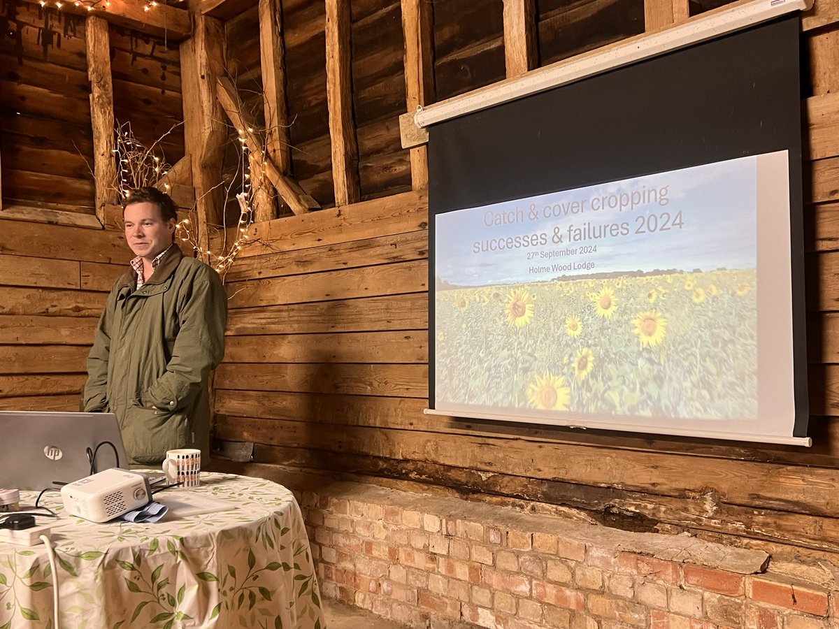 Farmer Tom 🧢 🇺🇦 (@farmer_tom_uk) on Twitter photo It may not be the day for drilling but it’s the perfect day for hearing from <a href="/NuffieldFarming/">Nuffield Farming</a> Scholar <a href="/tjcsimpson/">Toby Simpson</a> about cover crops, catch crops, and companions. Thanks to <a href="/AnglianWater/">Anglian Water</a> for sponsoring… It may not be the day for drilling but it’s the perfect day for hearing from <a href="/NuffieldFarming/">Nuffield Farming</a> Scholar <a href="/tjcsimpson/">Toby Simpson</a> about cover crops, catch crops, and companions. Thanks to <a href="/AnglianWater/">Anglian Water</a> for sponsoring…
