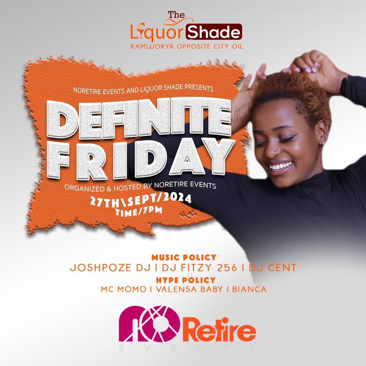 Noretirevents's tweet photo. Tonight, We pray against
1. Leaving the venue early and single
2. Reaching the venue and you turn to your phone
3. Drinking just one bottle π or failing to finish it.
4. Offset things are allowed as well but not P Diddy π
#DefiniteFriday π₯
#NoRetireEvents https://t.co/dpFkLHnfFM