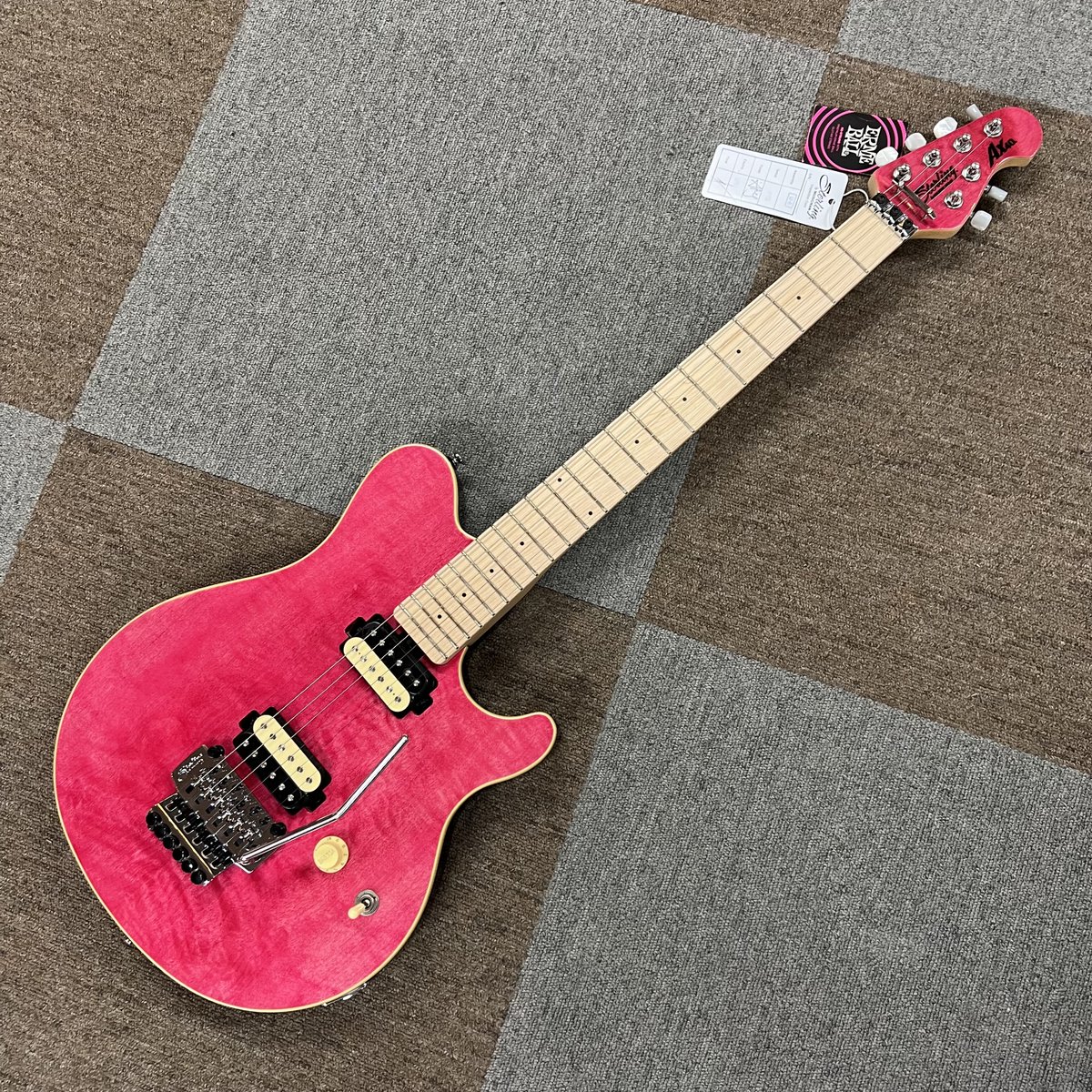 stearing by music man ax40 pink B'z 松本 入荷情報】 Sterling by Music Man AX40 Transparent Pink ￥158,400