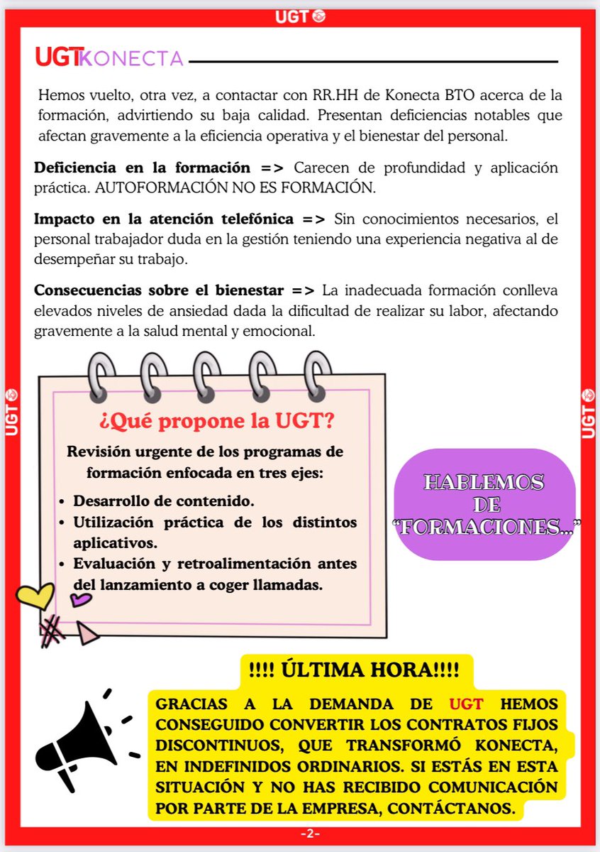 ugtkonectabto's tweet photo. BOLETÍN UGT KONECTA TODAY
SEPTIEMBRE '24
#UGT #konecta #septiembre #Boletin #KONECTATODAY https://t.co/Ezi2gbJMQg