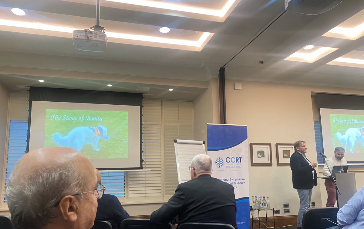 3rd day of excellent cancer research presentations ⁦<a href="/CCRTIreland/">CCRT</a>⁩ #TransoncXVII -great talk about vaccines not only for cancer in humans, also dogs 🐶. Sessions to come on TME, immunotherapy, drugging undruggable. Still time to join ⁦<a href="/HerbertParkH/">Herbert Park Hotel & Park Residence</a>⁩-you won’t be sorry!