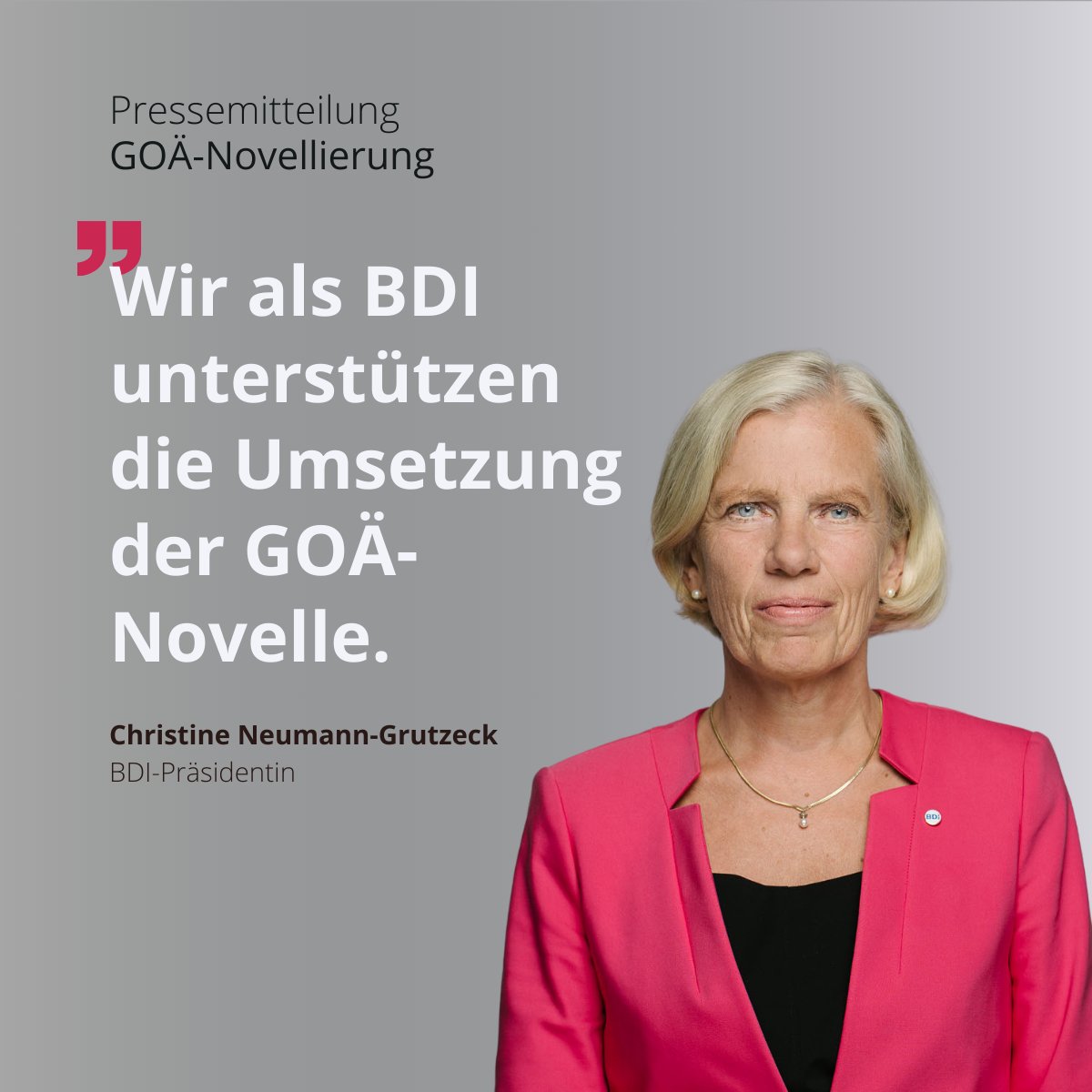 #Pressemitteilung | Nach intensiven Beratungen und trotz deutlich geäußerter Kritik: Der BDI als internistischer Gesamtverband mit seinen stationären wie auch hausärztlichen und fachärztlichen Sektionen stimmt dem längst überfälligen konsentierten Entwurf für eine neue