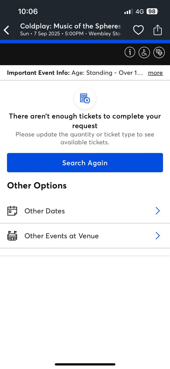 ppoppyle's tweet photo. @TicketmasterUK What am I supposed to do?? https://t.co/41q3dWvNv3