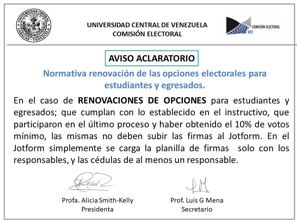 Comisión Electoral UCV (@comisionelecucv) on Twitter photo 