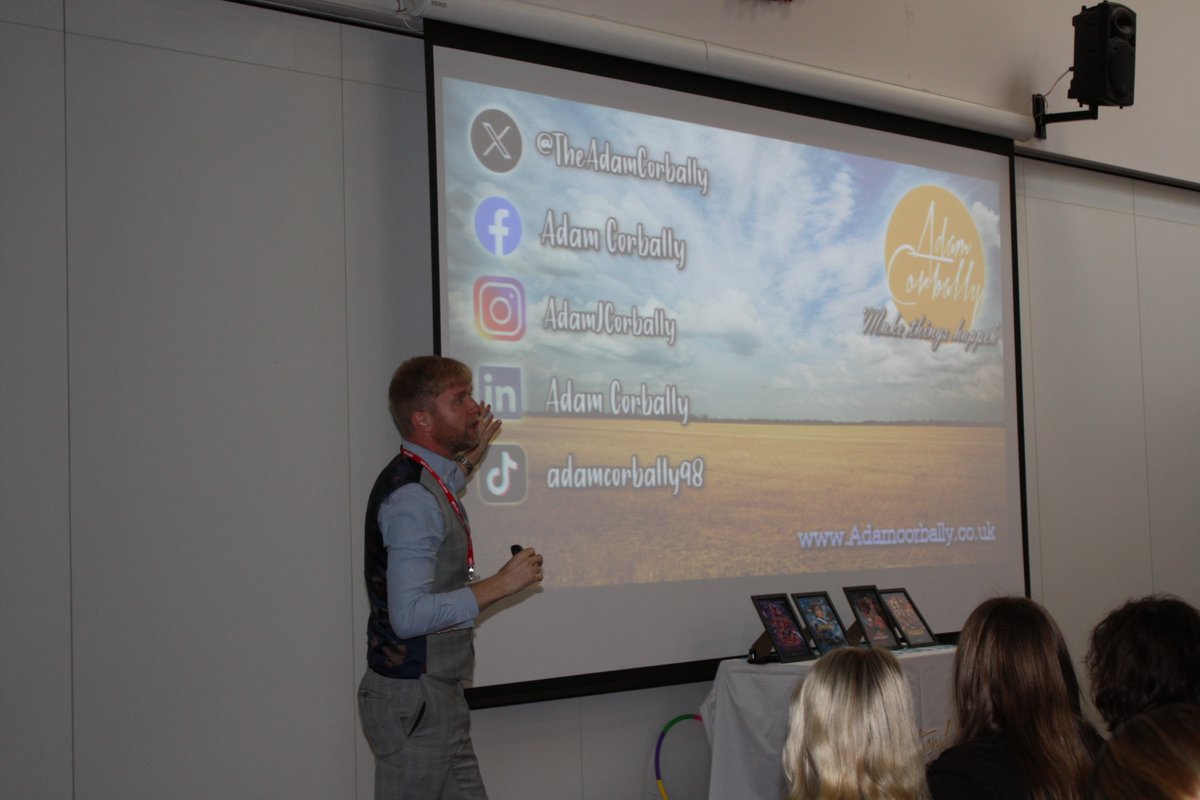 Thanks to <a href="/TheAdamCorbally/">Adam Corbally</a> for visiting our year 11 students today, for your inspirational talk.