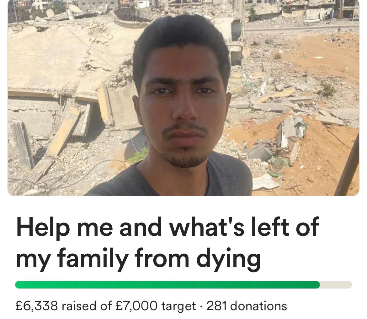 I BEG U , DONT SKIP FOR IMPORTANT !!

We've already reached £6338, we only have £662 left to reach £7k and our partial goal now is to reach £7k, only one day left for the challenge, let's achieve the goal before the challenge ends

gofund.me/9c1e6748