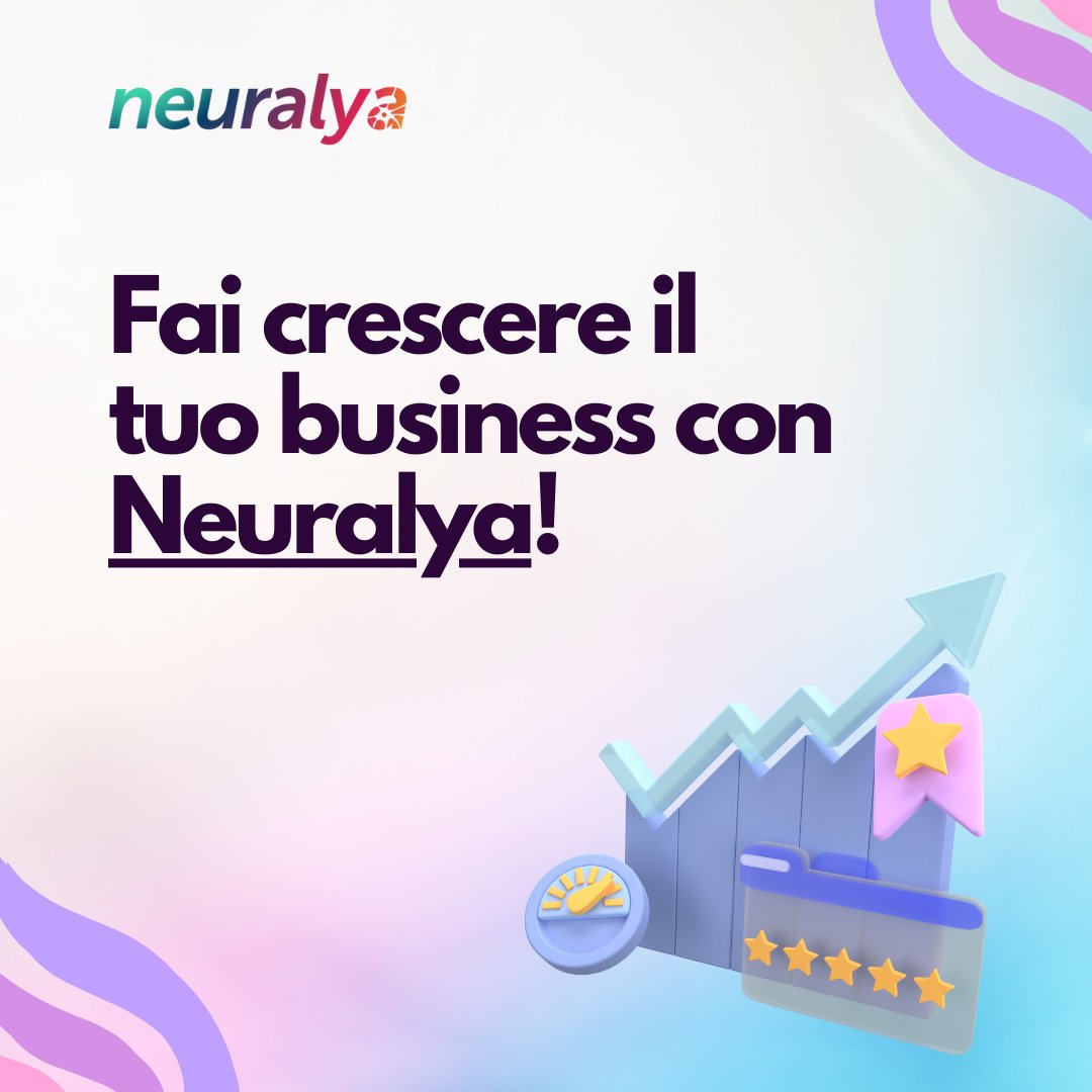 NeuralyaTweet's tweet photo. Fai crescere il tuo business con Neuralya! 🌟
Vuoi saperne di più? Visita: https://t.co/G9DiHkHWae.
~ Neuralya, feeling first ~ 
#Neuralya #Neuromarketing #Innovazione #CrescitaBusiness #StrategieVincenti https://t.co/Oi2tyjNcsi
