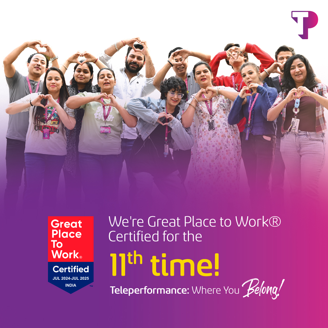 WeAreTPinIndia's tweet photo. Excited to be recognized as a Great Place to Work® (GPTW®) yet again!
TP sincerely appreciates your feedback and trust, and takes pride in our nurturing work culture, where you can thrive, grow, and belong.
Kudos to the amazing #TPCommunity!
#TPIndia #GreatPlaceToWork #GPTW https://t.co/iuos26cvlL