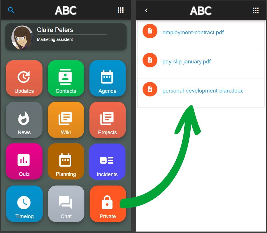 PortalCMS's tweet photo. Introducing the "Private Folder" Feature in PortalCMS Teamwork App: Streamlining Distribution of Personal Information for Non-Desk workers https://t.co/gwgq1OHZNT
#digitalization #EmployeeEngagement #digitalworkplace #selfserviceportal https://t.co/jbCVeFPVuu