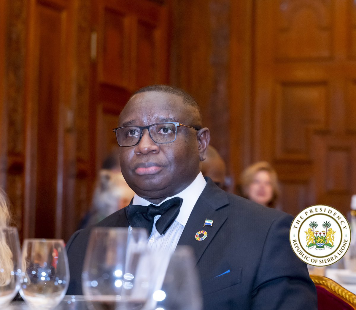 julius_maadabio's tweet photo. I am extremely delighted for the honour bestowed on me by the Foreign Policy Association.  

This award is an attestation to the progress we have made in Sierra Leone on diverse reforms, including enhancing governance accountability and empowering our citizens. This recognition is an acknowledgement of our drive and focus.

On behalf of the people of Sierra Leone, I express my deepest gratitude for the honour accorded me.