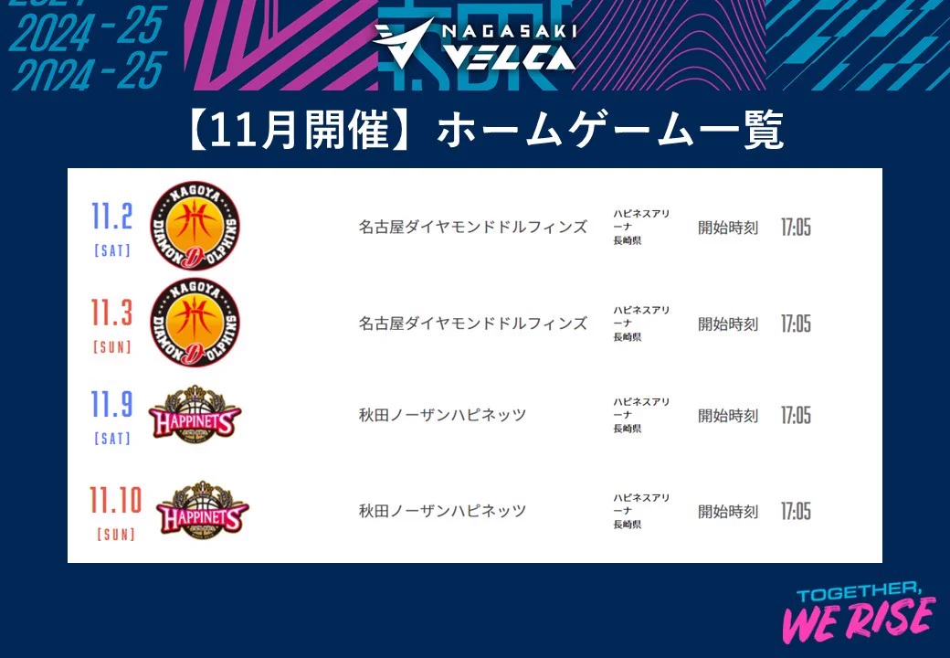 長崎ヴェルカ 公式στο X: 