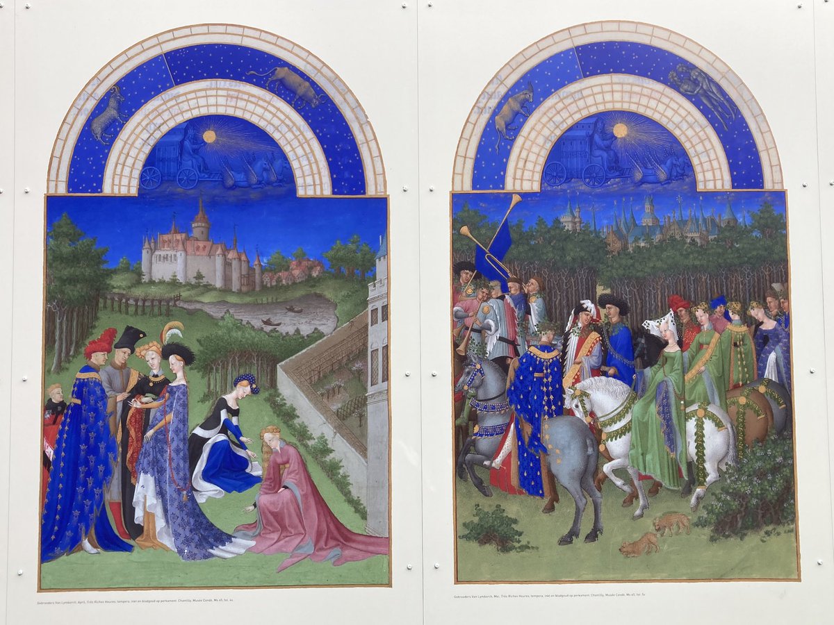 geertgeenen's tweet photo. Op een bouwschutting rond de Stevenskerk in Nijmegen worden momenteel afbeeldingen van het vroeg-15e-eeuwse werk van de Gebroeders van Lymborch tentoongesteld. De in Nijmegen geboren broers worden gezien als de grondleggers van de schilderkunst in NL 

https://t.co/AeBQx7s1c5 https://t.co/7Ysd0PydnE