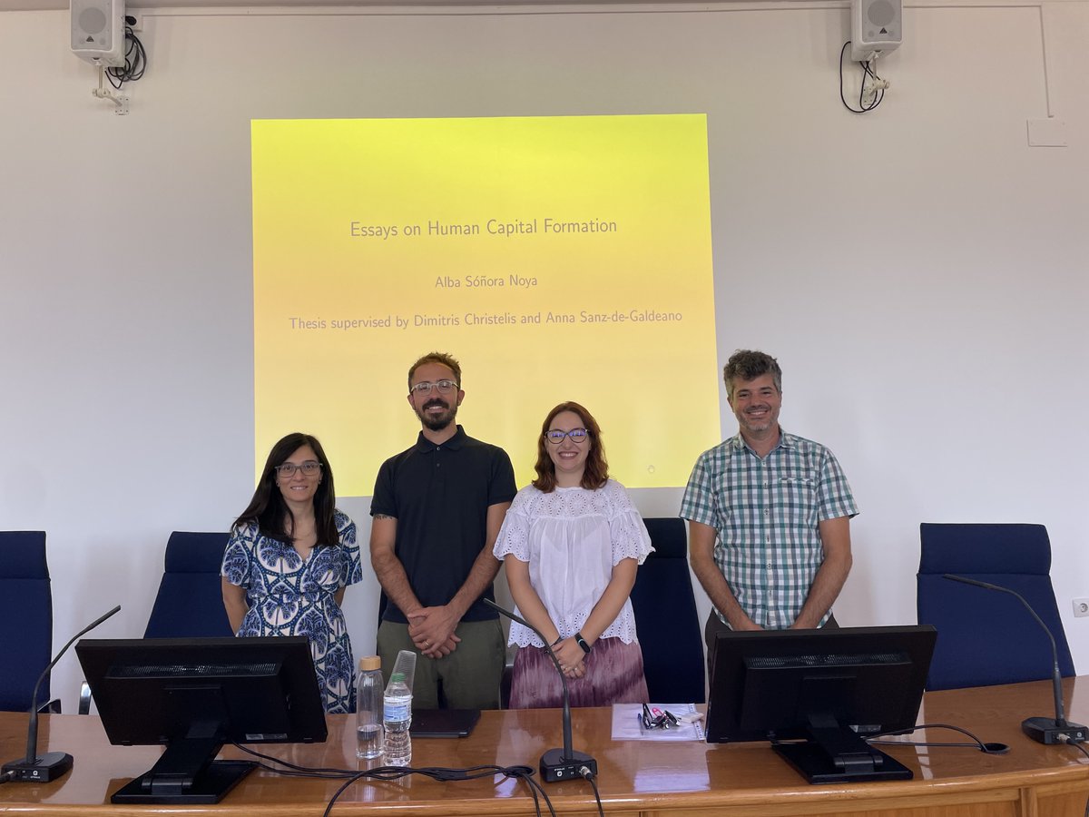 Departamento Fundamentos del Análisis Económico UA tweet media