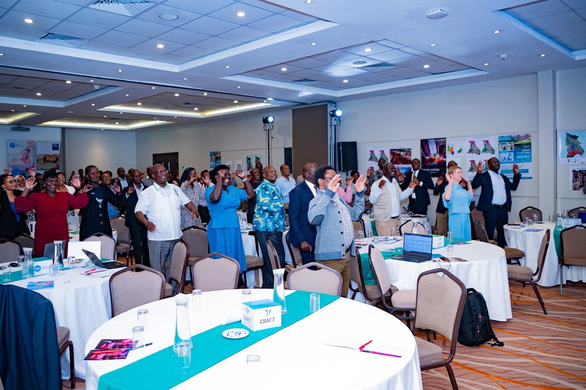 crafteastafrica's tweet photo. Key discussions during the #CRAFTLearningEvent
Private sector's role in building farmer resilience,, Digitization transforming agri-business
Policies driving #CSAadoption, Powerful insights on #GenderEquality: GESI impact analysis shows unequal role distribution in #CSA https://t.co/m7bA6d17cw