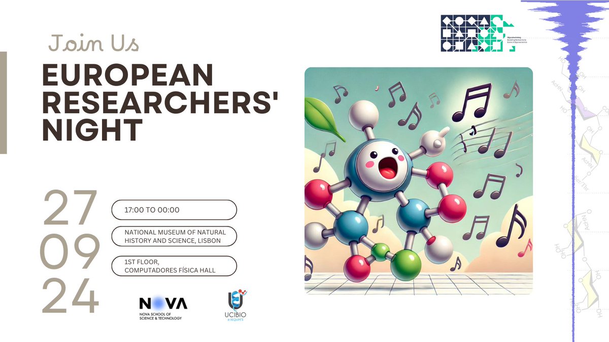 NMR @ FCT NOVA (@nmrfctnova1) on Twitter photo ๐ Are you in or around Lisbon? Join us at Lisbon Museu de Histรณria Natural e Ciรชncia for the <a href="/GLYCOTwinning/">GLYCOTwinning</a> activity: ("Sugars: Friends or Foes?") ๐ฌ
Discover how we're making molecules sing and explore the sweet side of life! ๐ถโจ
<a href="/Glycolab2/">Glycolab</a> <a href="/Glycoimmunolab/">GlycoImmunology Lab</a>
#NMR #glycotime ๐ Are you in or around Lisbon? Join us at Lisbon Museu de Histรณria Natural e Ciรชncia for the <a href="/GLYCOTwinning/">GLYCOTwinning</a> activity: ("Sugars: Friends or Foes?") ๐ฌ
Discover how we're making molecules sing and explore the sweet side of life! ๐ถโจ
<a href="/Glycolab2/">Glycolab</a> <a href="/Glycoimmunolab/">GlycoImmunology Lab</a>
#NMR #glycotime