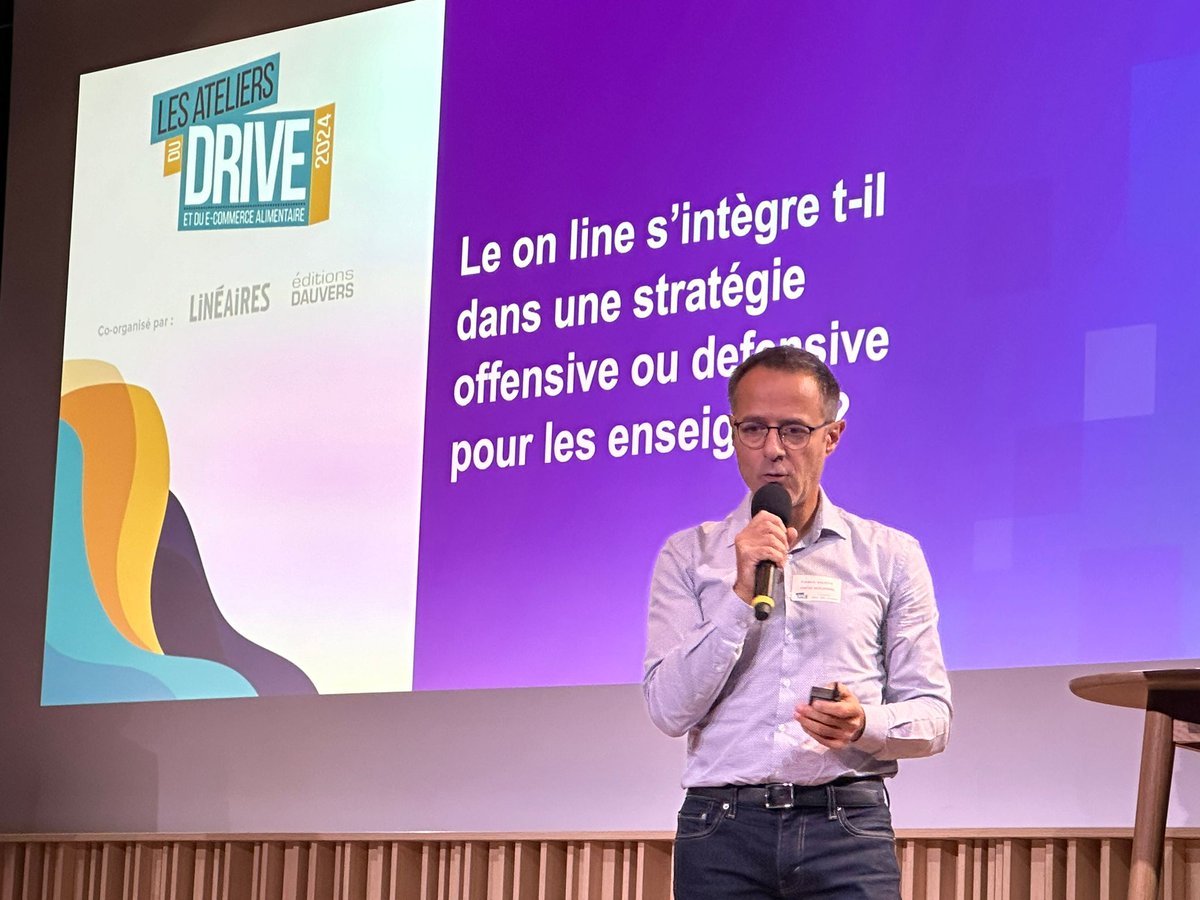 📢 Kantar Worldpanel aux Ateliers du Drive de Linéaires

Hier, Frederic Valette, Senior Commercial Director chez Kantar Worldpanel, a eu le plaisir de présenter les résultats d’une de nos études portant sur : "Le online s'intègre-t-il dans une stratégie offensive ou défensive