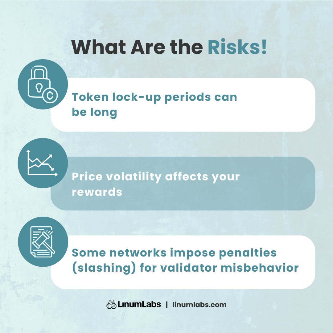 LinumLabs's tweet photo. 🔑 Looking for the best platforms to stake your crypto? Check out our latest post with top platforms and important risks to consider! #CryptoStaking #DeFiPlatforms #Blockchain https://t.co/cH8KUTg9tS