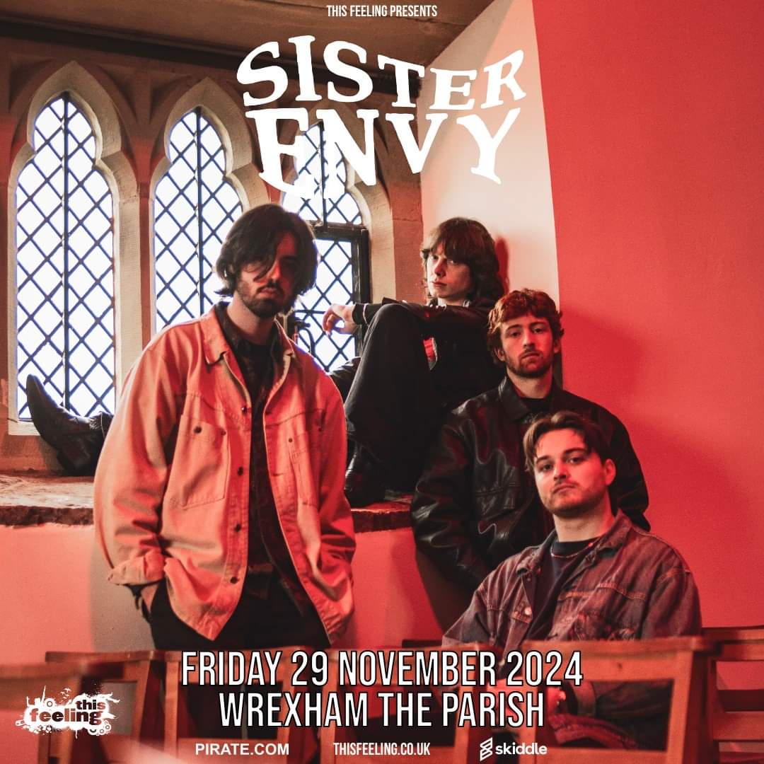 Sister Envy (@sisterenvyband) on Twitter photo ‼️🏴 WREXHAM 🏴 ‼️
Tickets for our Wrexham Headliner at <a href="/theparishwxm/">theparishwrexham</a> Wrexham are on sale now!
Courtesy of <a href="/This_Feeling/">This Feeling</a>
Friday 29th November 📅
Grab your tickets here
👇
thisfeeling.co.uk/sisterenvy/
<a href="/rockinchairwxm/">therockinchairwrexham</a> <a href="/SnowdoniaRec/">Snowdonia Records</a> ‼️🏴 WREXHAM 🏴 ‼️
Tickets for our Wrexham Headliner at <a href="/theparishwxm/">theparishwrexham</a> Wrexham are on sale now!
Courtesy of <a href="/This_Feeling/">This Feeling</a>
Friday 29th November 📅
Grab your tickets here
👇
thisfeeling.co.uk/sisterenvy/
<a href="/rockinchairwxm/">therockinchairwrexham</a> <a href="/SnowdoniaRec/">Snowdonia Records</a>