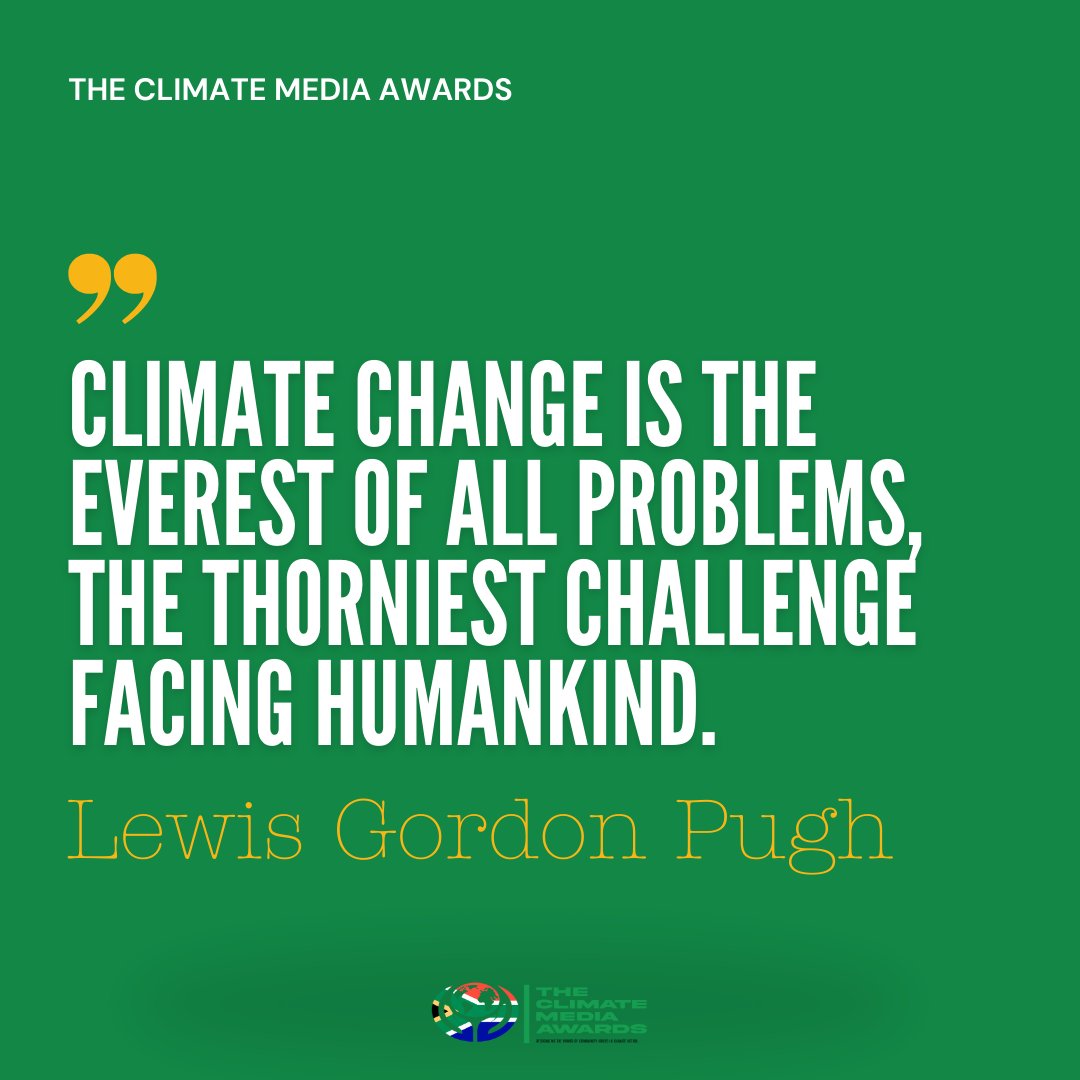 Are you a freelance or employed reporter covering climate change for local media, digital platforms, or community radio? 

Enter the Climate Media Awards! Showcase your work and win up to R15,000

Submit here bit.ly/climatemediawa… 

#ClimateMediaAwards