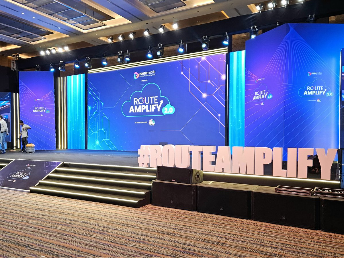 routemobile's tweet photo. Registrations are underway for #RouteAmplify 2.0.
#RouteMobile #IndustryEvent @CNBCTV18News https://t.co/4BQV1L5X0R