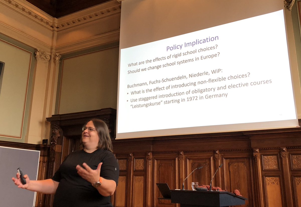📢 Day 2 of our 3rd Berlin Workshop on Gender Economics at <a href="/WZB_Berlin/">WZB</a> is in full swing. A big thank you to <a href="/MurielNiederle/">Muriel Niederle</a> for her inspirational keynote „A Gender Agenda - From the Lab to the Field to Policy“ 👏👏👏
wzb.eu/de/node/81243
#BerlinGenderEcon24