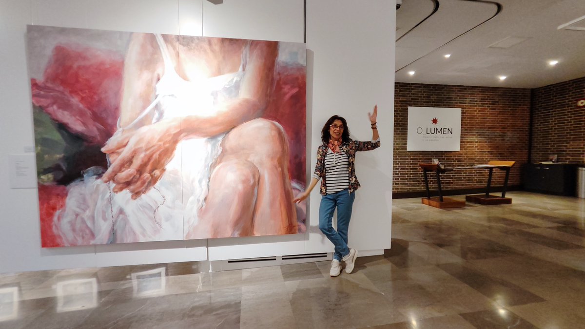 ENTREVISTA A ELENA LAURA. "COMPASIÓN NO QUIERE DECIR PENA".  Pintora de Granada que recientemente expuso su obra Com-pasión en el espacio O_Lumen, de Madrid. bit.ly/3XIXwJ7