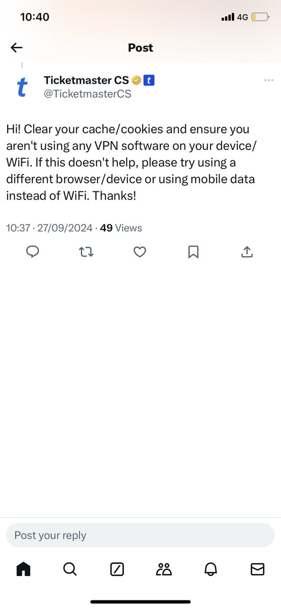 _gingeeee's tweet image. literally sick of seeing this response to so many people having the same problem. Just admit your site is a pile of actual shit.