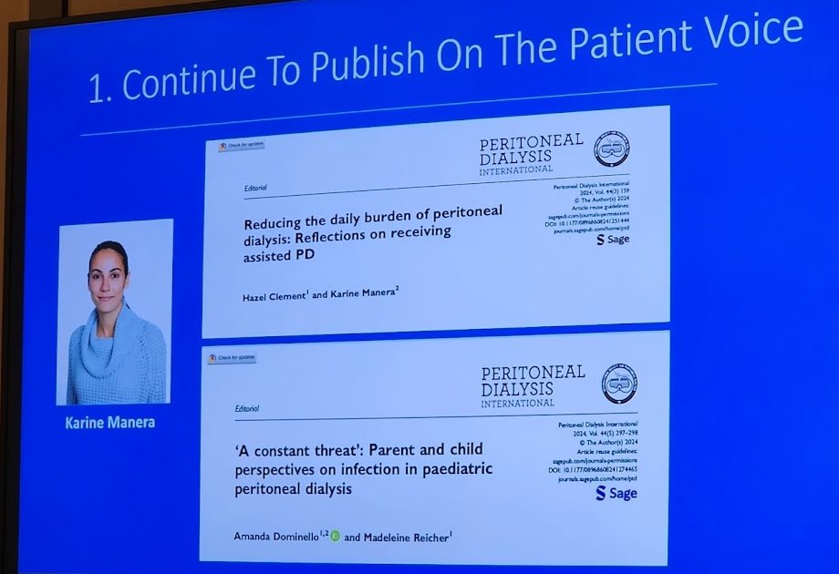 Peritoneal Dialysis International Journal (@pdi_journal) on Twitter photo Focus on #patientvoice is prominent at <a href="/PDI_Journal/">Peritoneal Dialysis International Journal</a>
<a href="/KarineManera/">Karine Manera</a> leading this initiative. Focus on #patientvoice is prominent at <a href="/PDI_Journal/">Peritoneal Dialysis International Journal</a>
<a href="/KarineManera/">Karine Manera</a> leading this initiative.
