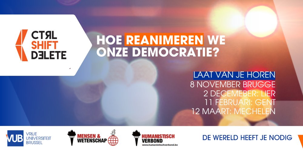 Laat van je horen! Ons democratisch systeem reageert traag, besluiteloos, uitgeleefd en onmachtig op mondiale uitdagingen. Hoe geven we het extra zuurstof? Ga in gesprek met wetenschappers en andere experten. 👉Info &amp; tickets: bit.ly/4ewvsji