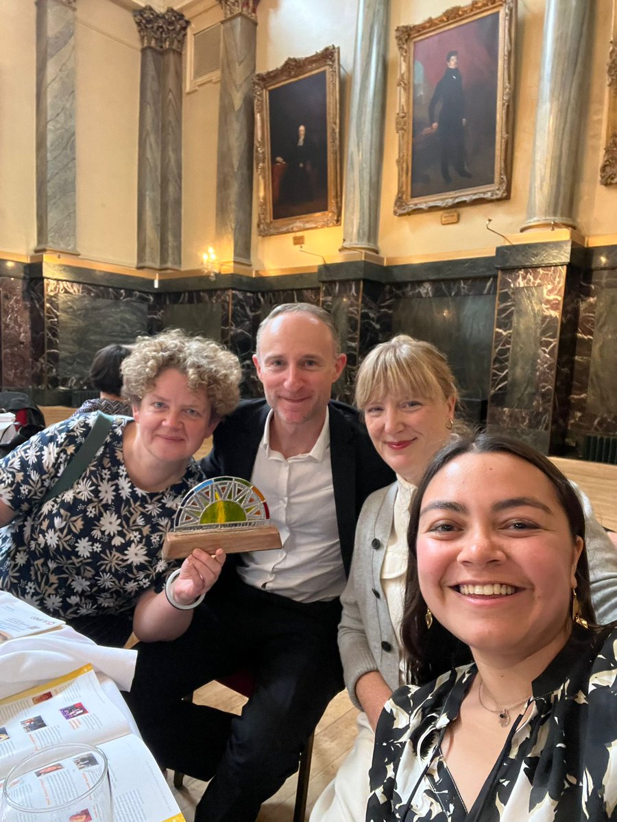 ResonateArts's tweet photo. 📣We won an award at the National Dementia Care Awards for our Creative Befriender programme!! And we were finalists in the Inclusive Care in our Diverse Society Category! A huge shout out to all our incredible volunteer befrienders, the work you do is very special! https://t.co/paulKm01m4