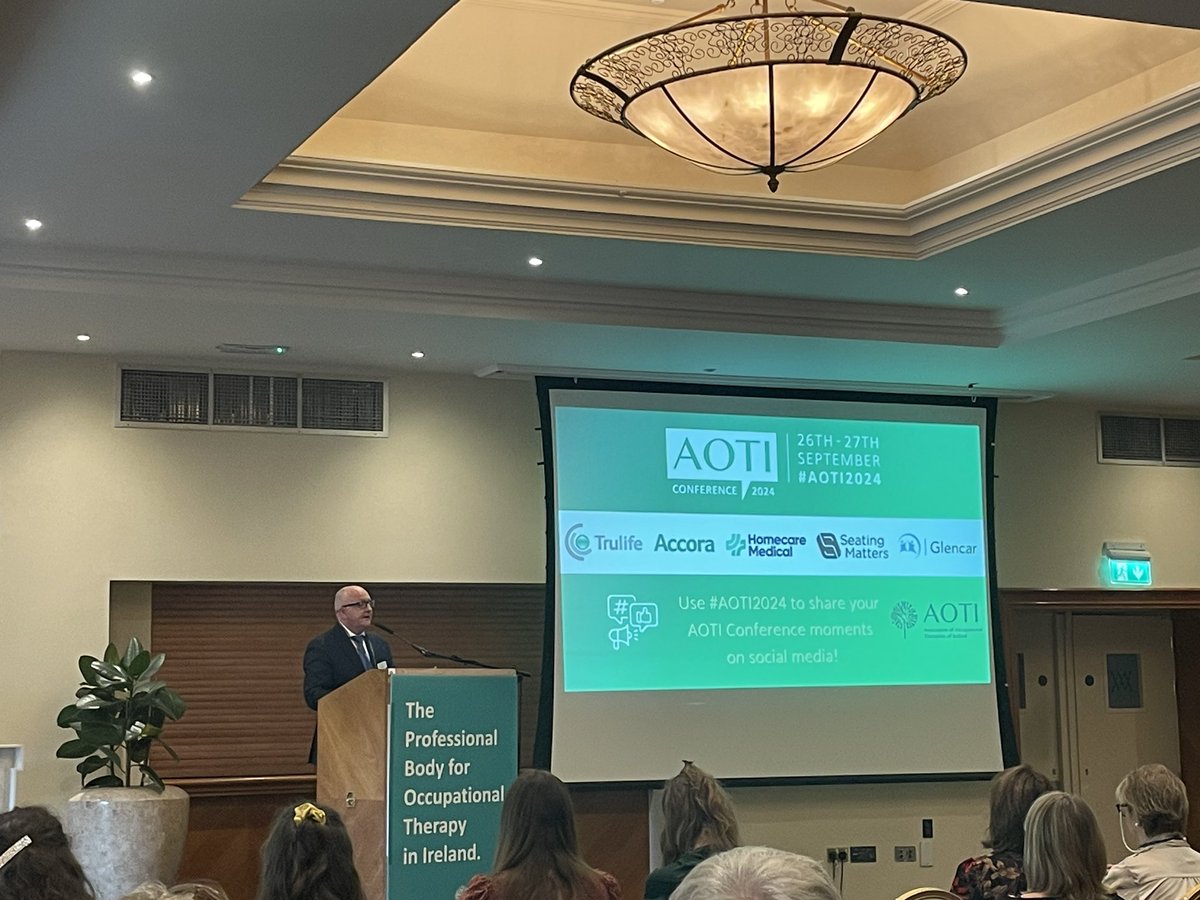 YanlinLiu17's tweet photo. Day 2 of #AOTI2024 continues! 

Keynote Speaker Helen Rochford-Brennan shared her valuable insights. 

The Eva Duggan Award Presentation by Sharon Leahy , The NRH Whizzy Wheelers was truly inspiring—their activities are incredibly meaningful and impactful!

#OccupationalTherapy https://t.co/lSg6JbsMlv