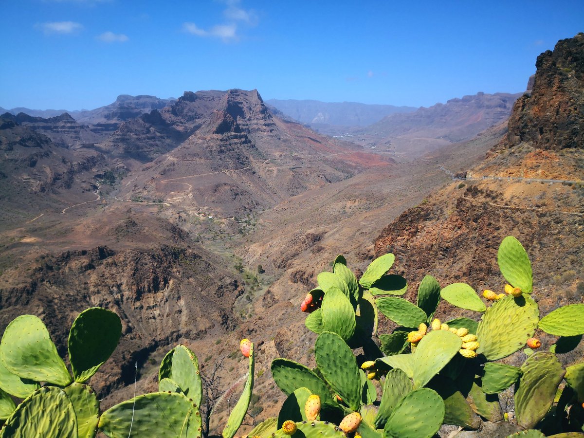 Discovering rocky peaks, cliffs and picture-postcard  villages in Gran Canaria #island #canarie #GranCanaria #cliffs #villages Find out on my blog: amareviaggiarescrivere.blogspot.com/2024/09/gran-c… Click on translation at the top left and choose the language