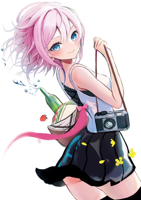 これからの日々に期待を持ってわくわくする女の子合同誌に載せて頂いた思い出の子です #絵柄好みっていう人にフォローされたい 