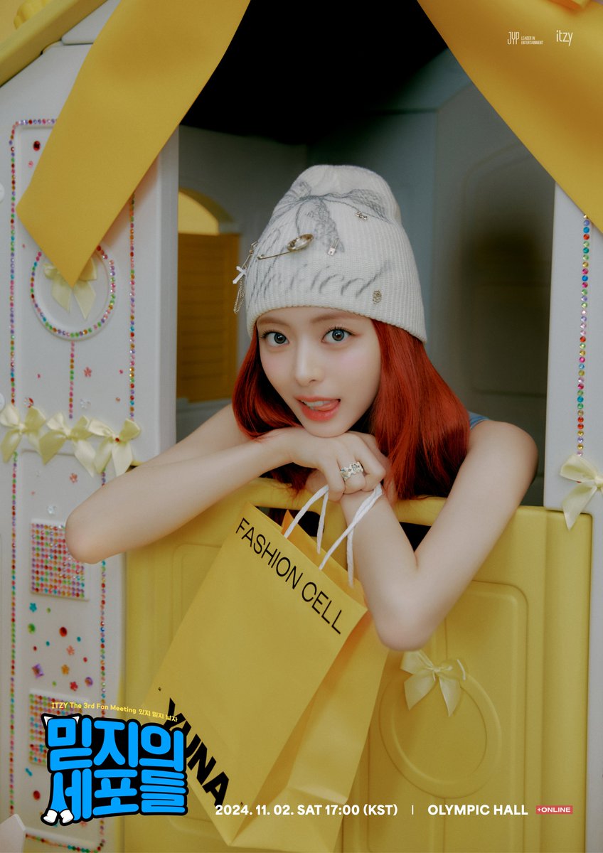 ITZYofficial's tweet photo. ITZY The 3rd Fan Meeting 있지 믿지, 날자! "믿지의 세포들" | #유나 #YUNA

🩵 2024.11.02 SAT 17:00 (KST)
🩵 OLYMPIC HALL (+ONLINE)

TICKET OPEN
✔ MIDZY 3RD : 2024.10.04 FRI 20:00 (KST)
✔ GENERAL : 2024.10.07 MON 20:00 (KST)

#ITZY #MIDZY @ITZYofficial
#있지믿지날자 #믿지의세포들
#MIDZYsCells
