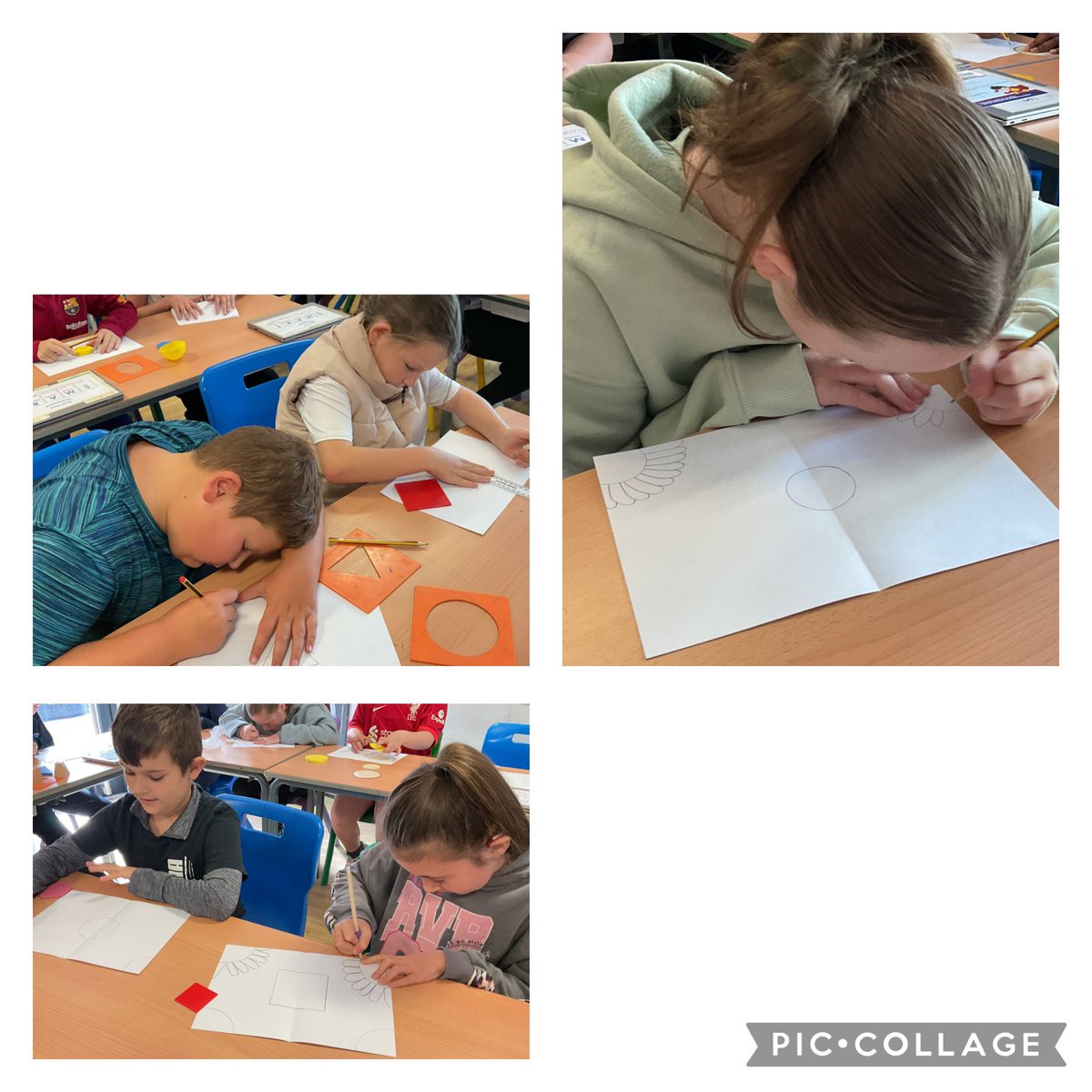 We are enjoying our Maths Party activity, drawing geometric designs using symmetry! 

#MathsPartyDay #CroxtethMaths #MathsCroxteth