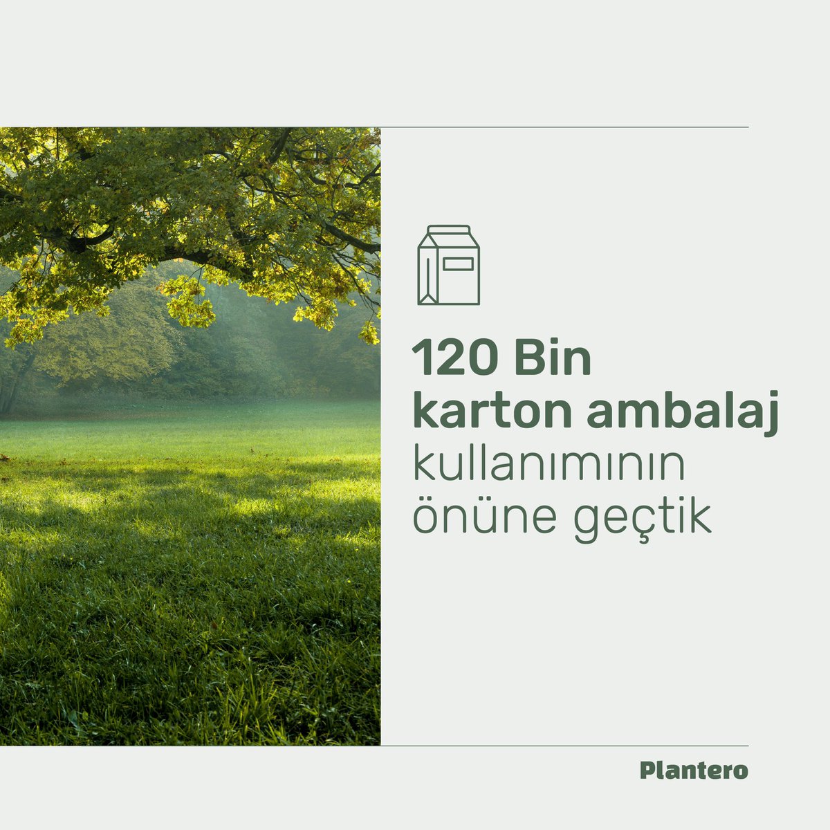 Plantero_co's tweet photo. Plantero’da sürdürülebilirlik sadece yürüdüğümüz bir yol değil bizi başarıya götüren yolun kendisidir. Kurulduğumuzdan bu yana;
🌱120 Bin karton ambalaj kullanımının önüne geçtik 
🌱 4 Ton karbondioksit emisyonunun önüne geçtik
🌱Çevre dostu lojistik çözümler tercih ettik https://t.co/vxSxjRgcTO