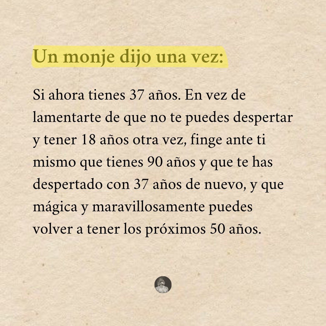 Un monje dijo una vez...