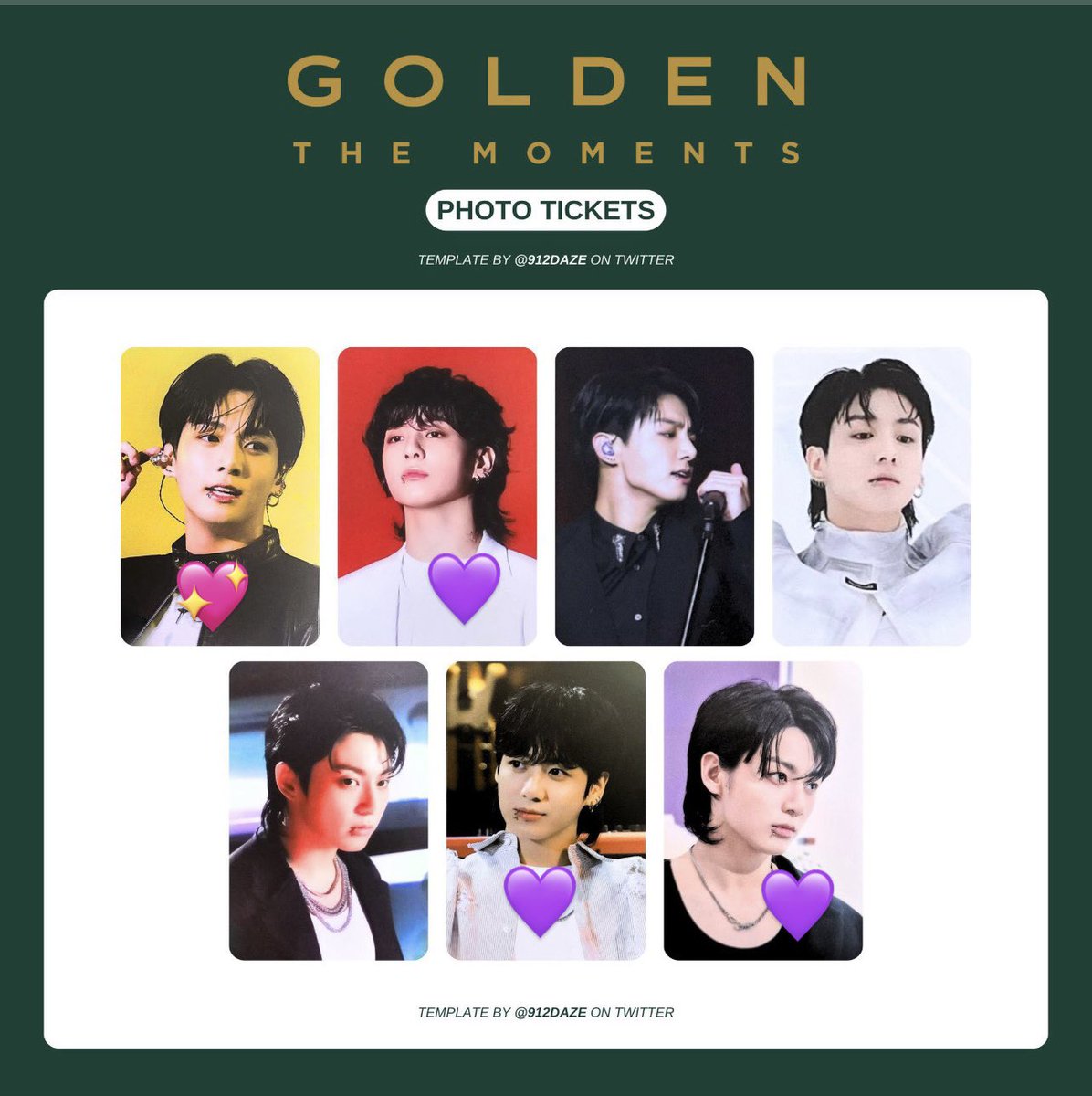natsu72zu's tweet photo. [HYBE INSIGHT] Jung Kook Exhibition 'GOLDEN : The Moments' IN SEOUL

展示会　入場特典　フォトチケット　
交換希望

【譲】  写真のもの
【求】  💖＞💜

郵送での交換希望です🤍
お気軽にリプ、dmください🤍
よろしくおねがいいたします🙇🏻‍♀️

BTS ジョングク
bts交換
btsトレカ交換 https://t.co/ejkYwnPNbL