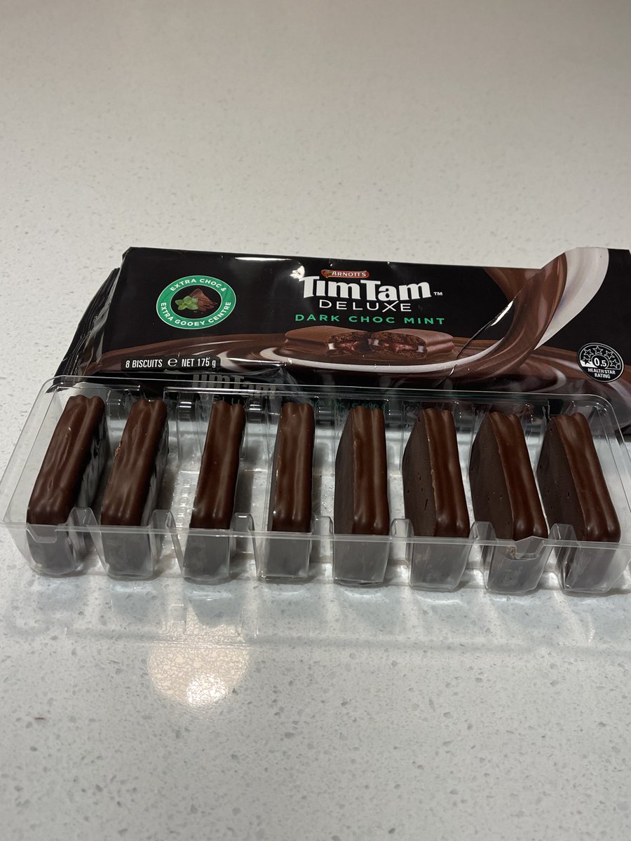 It’s a good thing there’s plenty of space.  Wouldn’t want the TimTams sticking together in the packet…