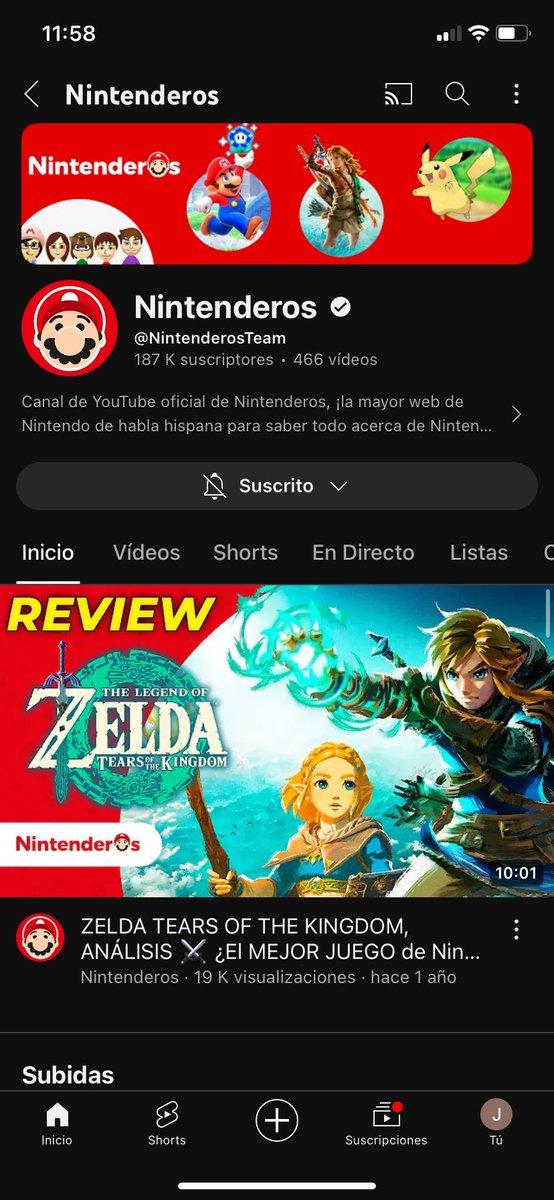 PepoVazquez's tweet photo. @Nintenderos @xtralife_es Suscrito https://t.co/UysraRSX5t