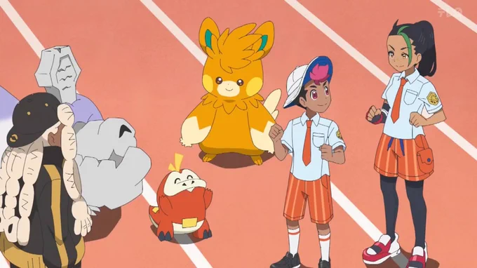 二人ともやる気満々だな!  #アニポケ 