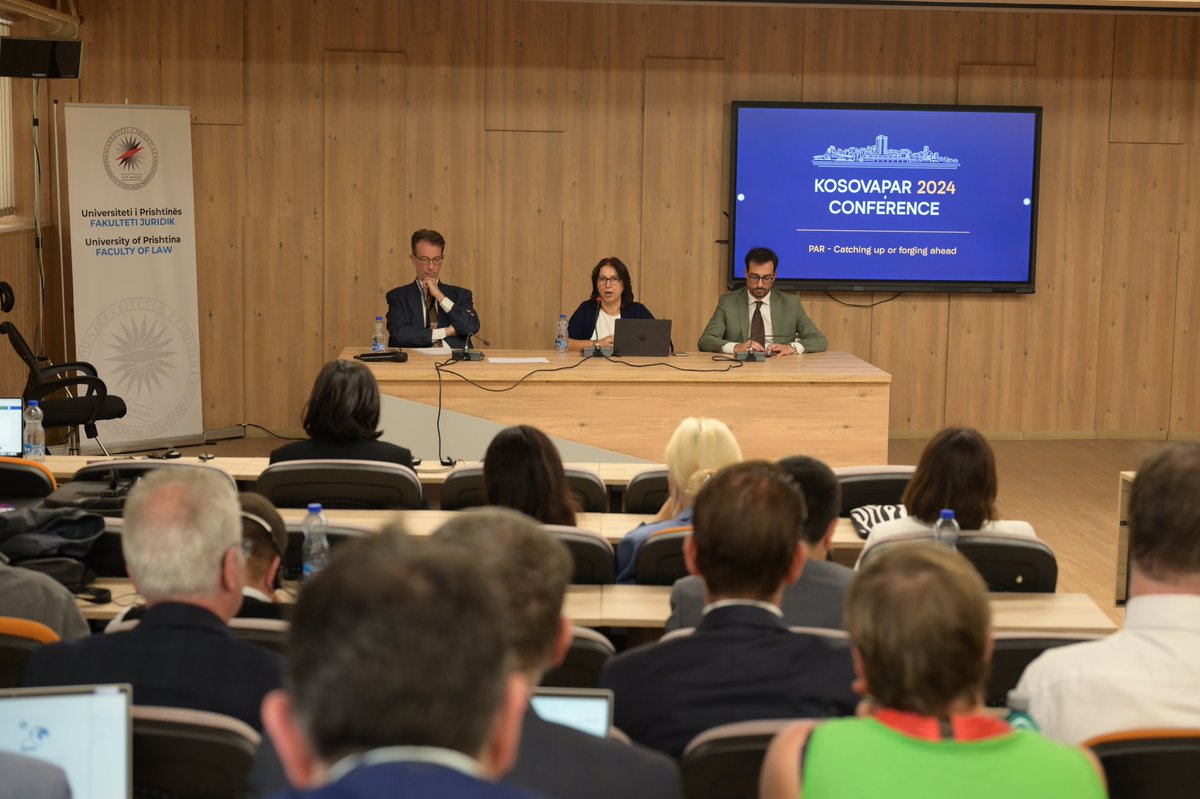 Kosova_PAR's tweet photo. 1️⃣ 🌟 Wrapping up #KosovaPAR2024 with an inspiring Plenary 4! We were honored by closing remarks from @BardhylDobra , Deputy Minister of @RKSMPB 🇽🇰, Prof. Dr. Edoardo Ongaro, Conference Rapporteur from @OpenUniversity 🇬🇧, and Alketa Peci, Vice-Dean @FGVEBAPE 🇦🇱🇧🇷 https://t.co/oSAVnBnSc6