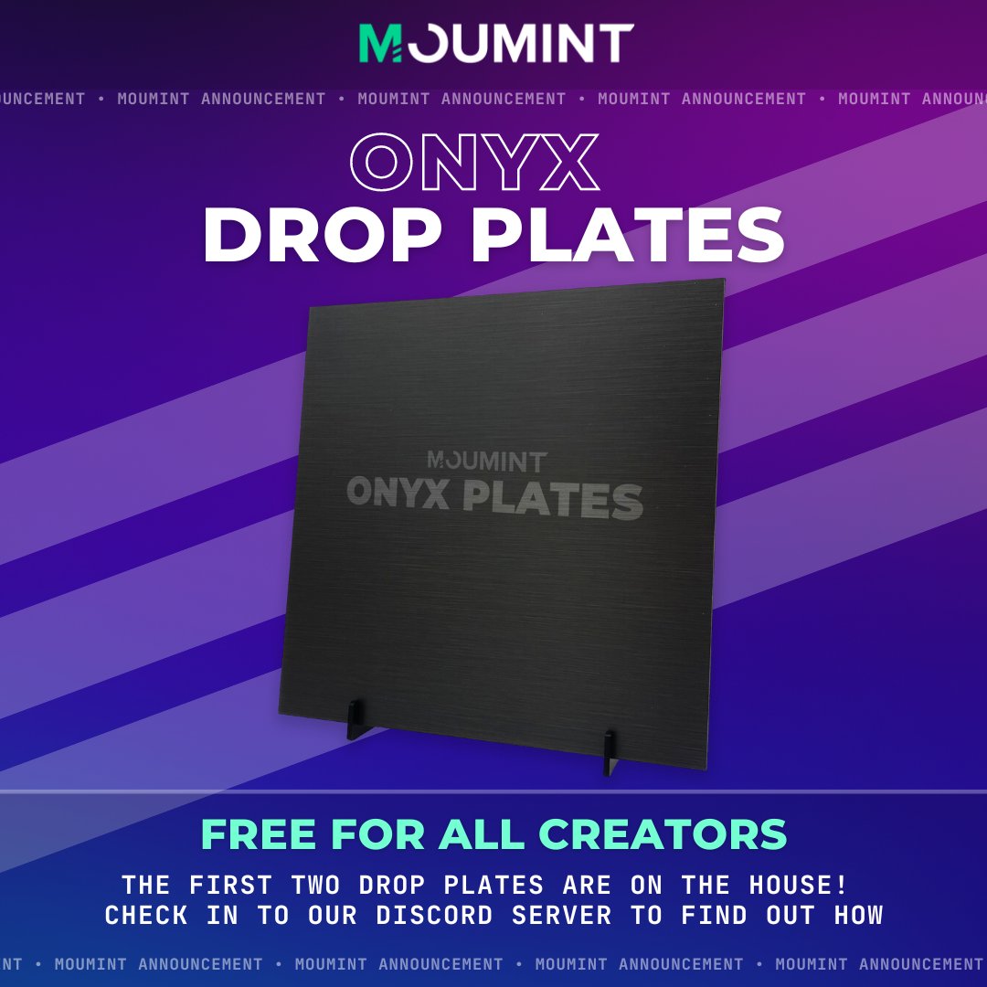 HAT DA JEMAND GRATIS PLATES GESAGT???

Sagt hallo zu den brandneuen ◼ ONYX PLATES ◼

Anders als Golden Plates, könnt ihr diese neue Plate for free bekommen, wenn ihr einen Drop claimed - alles was es braucht ist ein wenig Glück 🍀

Mehr Plates sind doch immer gut oder? 👀